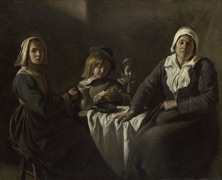 The Le Nain Brothers: 'Four Figures at a Table'