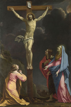 Eustache Le Sueur: 'Christ on the Cross with the Virgin and Saints'