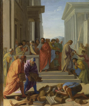Eustache Le Sueur: 'Saint Paul preaching at Ephesus'
