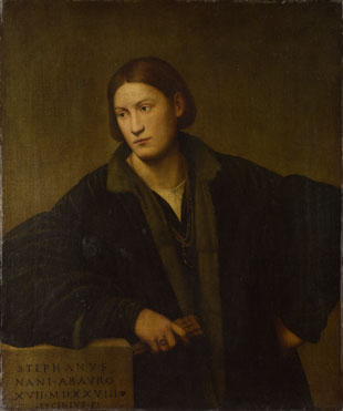 Bernardino Licinio: 'Portrait of Stefano Nani'