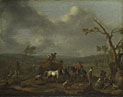 Peasants loading a Hay Cart