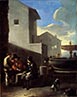 Roman Street Scene with Card Players