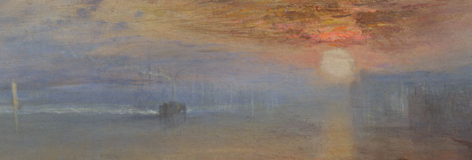 Detail from Turner, 'The Fighting Temeraire', 1839