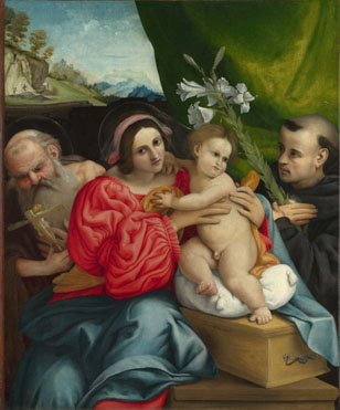 Lorenzo Lotto: 'The Virgin and Child with Saints'