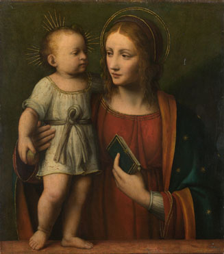 Workshop of Bernardino Luini: 'The Virgin and Child'