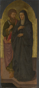 Zanobi Machiavelli: 'Saint Bartholomew and Saint Monica'