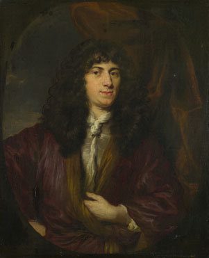 Nicolaes Maes: 'Portrait of a Man in a Black Wig'