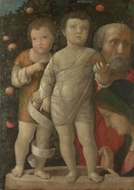 Andrea Mantegna: 'The Holy Family with Saint John'