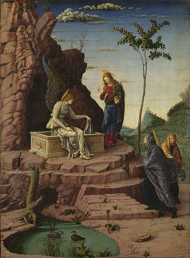 Imitator of Andrea Mantegna: 'The Maries at the Sepulchre'
