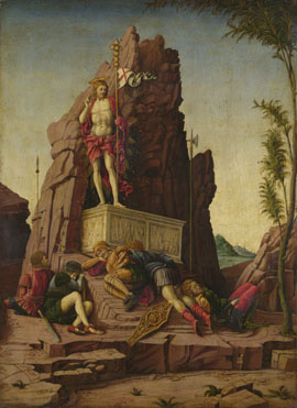 Imitator of Andrea Mantegna: 'The Resurrection'