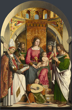 Marco Marziale: 'The Virgin and Child with Saints'