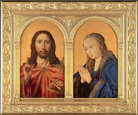Quinten Massys: 'Diptych: Christ and the Virgin'