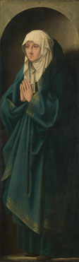 Follower of Quinten Massys: 'A Female Figure standing in a Niche'