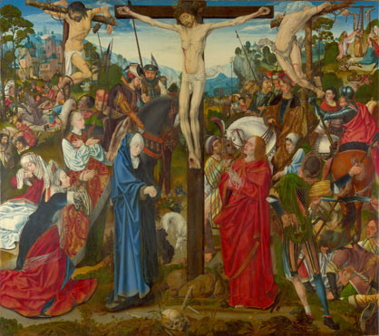 Master of the Aachen Altarpiece: 'The Crucifixion'