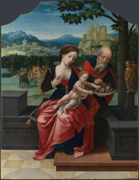 Workshop of Master of the Female Half-Lengths: 'The Rest on the Flight into Egypt'