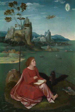 Workshop of the Master of the Female Half-Lengths: 'Saint John on Patmos'