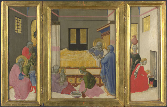 Master of the Osservanza: 'The Birth of the Virgin'