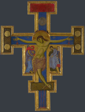 Master of Saint Francis: 'Crucifix'