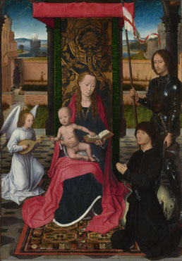Hans Memling: 'The Virgin and Child with an Angel'