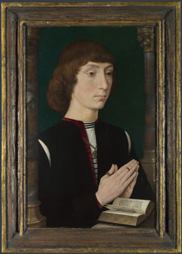 Hans Memling: 'A Young Man at Prayer'