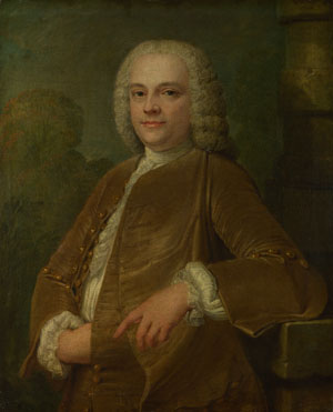 Philippe Mercier: 'Portrait of a Man'