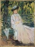 Woman Seated on a Bench