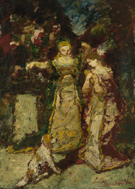Adolphe Monticelli: 'Subject Composition'