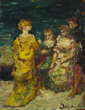 Adolphe Monticelli: 'Subject Composition'