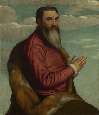 Moretto da Brescia: 'Praying Man with a Long Beard'