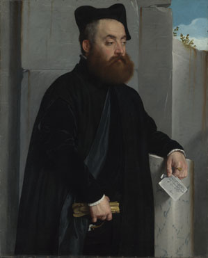 Giovanni Battista Moroni: 'Canon Ludovico di Terzi'