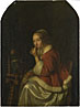 A Lady at a Spinning-wheel