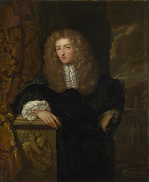 Studio of Caspar Netscher: 'Portrait of a Young Man'