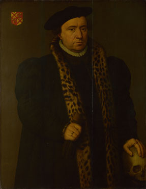 Style of Nicolas de Neufchâtel: 'A Man with a Skull'