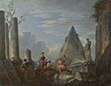 Roman Ruins with Figures