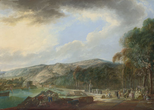 Luis Paret: 'View of El Arenal de Bilbao'