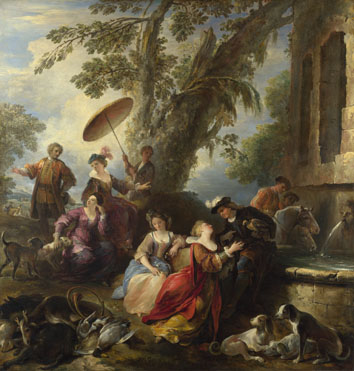 Joseph Parrocel: 'The Return from the Hunt'