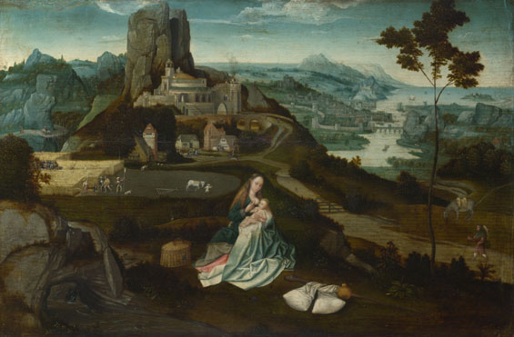 Workshop of Joachim Patinir: 'Landscape with the Rest on the Flight into Egypt'
