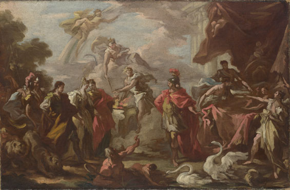 Giovanni Antonio Pellegrini: 'An Allegory of the Marriage of the Elector Palatine'