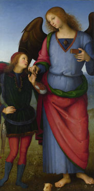 Pietro Perugino: 'The Archangel Raphael with Tobias'