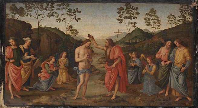 After Pietro Perugino: 'The Baptism of Christ'
