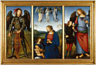 Three Panels from an Altarpiece, Certosa