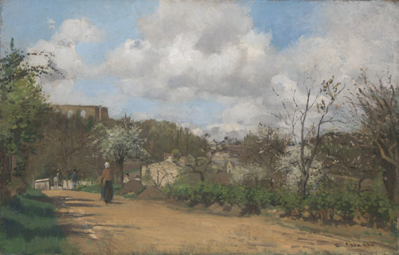 Camille Pissarro: 'View from Louveciennes'