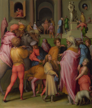 Pontormo: 'Joseph sold to Potiphar'
