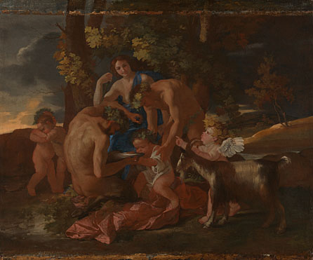 Nicolas Poussin: 'The Nurture of Bacchus'