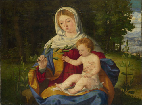 Andrea Previtali: 'The Virgin and Child with a Shoot of Olive'