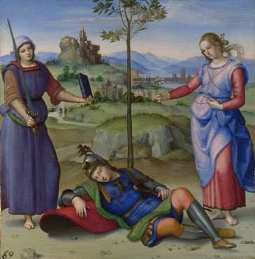 Raphael: 'An Allegory ('Vision of a Knight')'