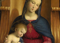 Detail from Raphael, The Ansidei Madonna, 1505