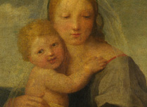 Detail from Raphael, The Madonna and Child, about 1509-11
