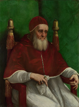 Raphael: 'Portrait of Pope Julius II'