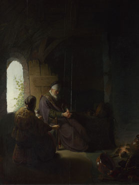 Rembrandt: 'Anna and the Blind Tobit'